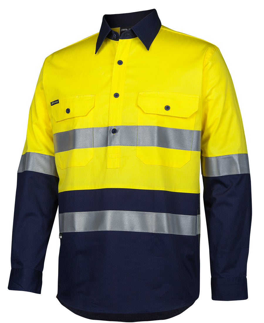 JB'S HI VIS (D+N) CLOSE FRONT L/S 150G WORK SHIRT
6HWCS