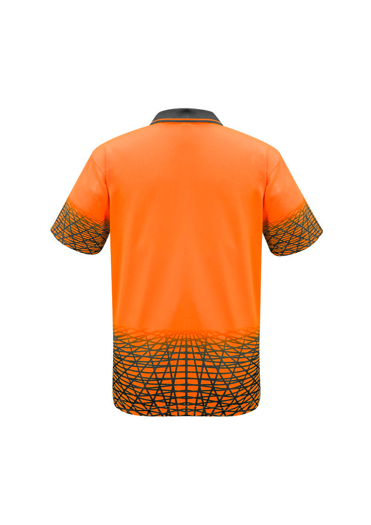 GCZH300 Mens Hi Vis Tracks Short Sleeve Polo