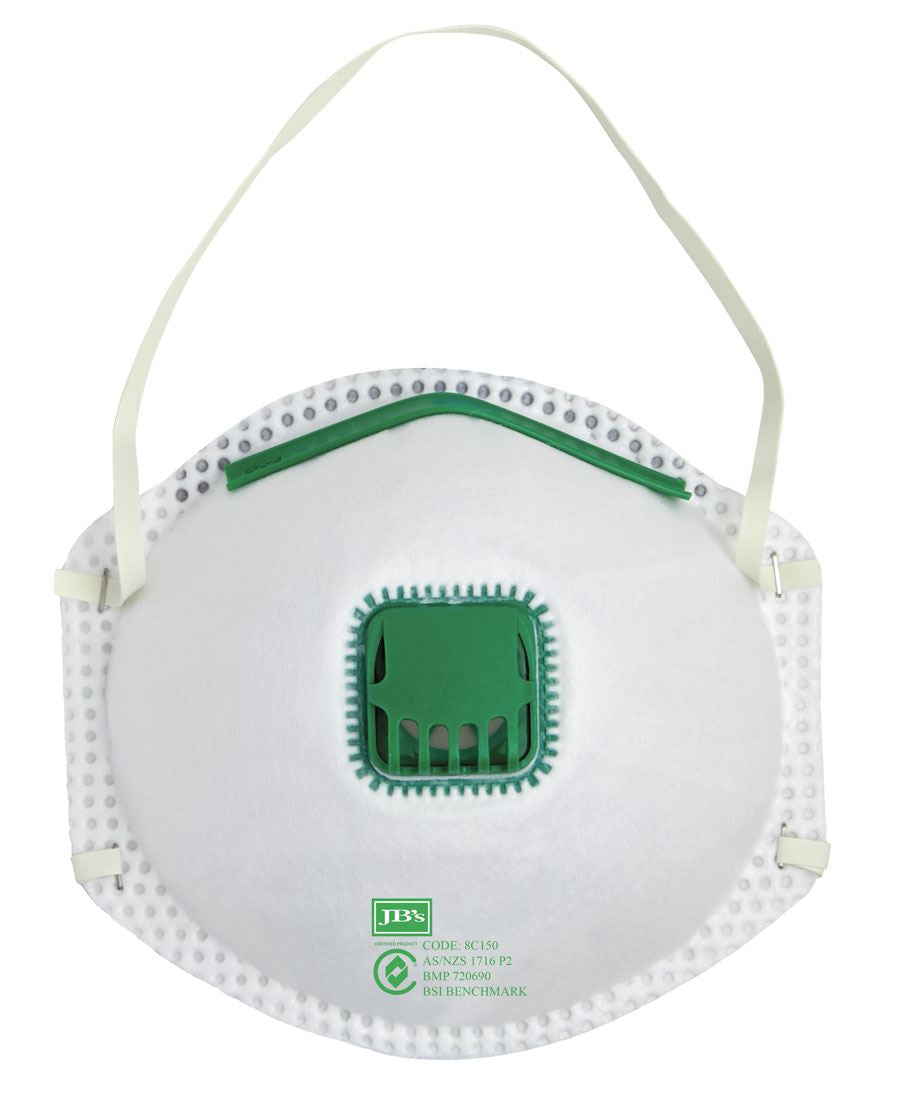 JB'S P2 RESPIRATOR WITH VALVE (12 PACK)
8C150