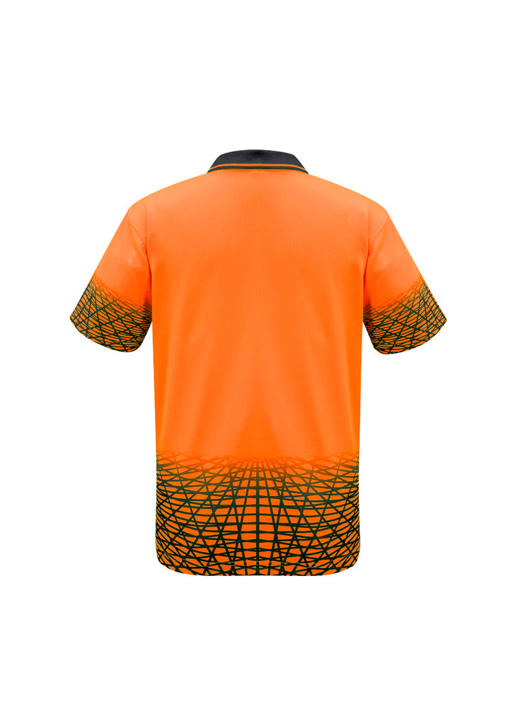 GCZH300 Mens Hi Vis Tracks Short Sleeve Polo