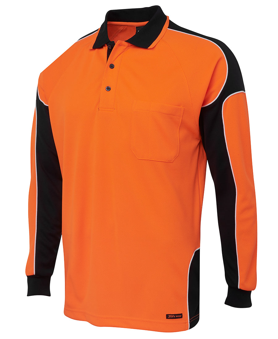 JB'S HI VIS L/S ARM PANEL POLO
6AP4L