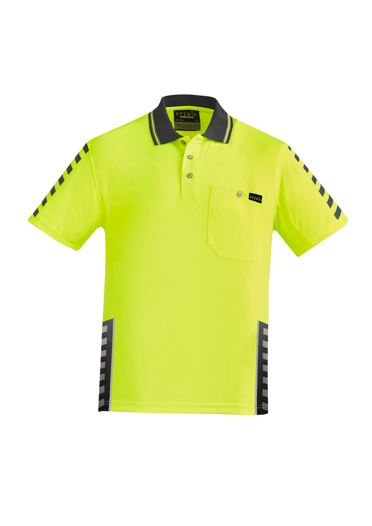 GCZH320 Mens Hi Vis Komodo Short Sleeve Polo