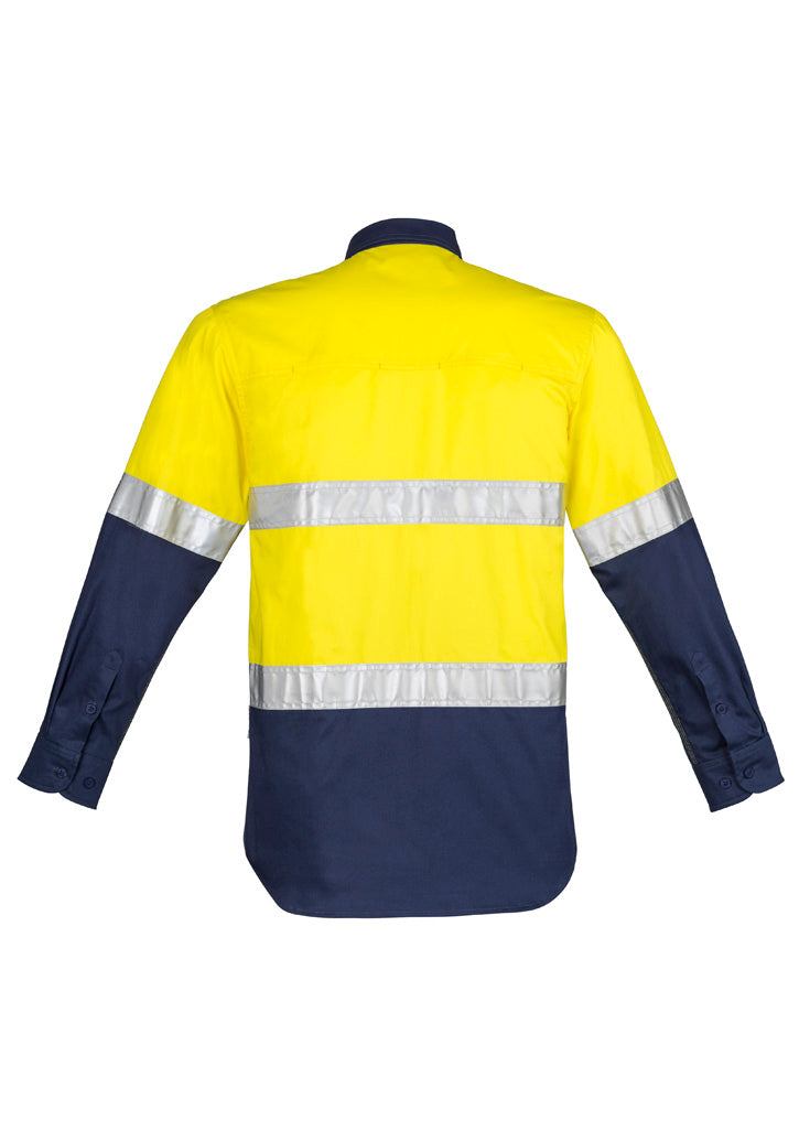 GCZW550 Mens Closed Front Long Sleeve Shirt - Hoop Taped