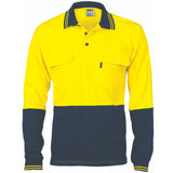 DNC HiVis Cool-Breeze 2 Tone Cotton Jersey Polo Shirt with Twin Chest Pocket - L/S
Product Code: 3944