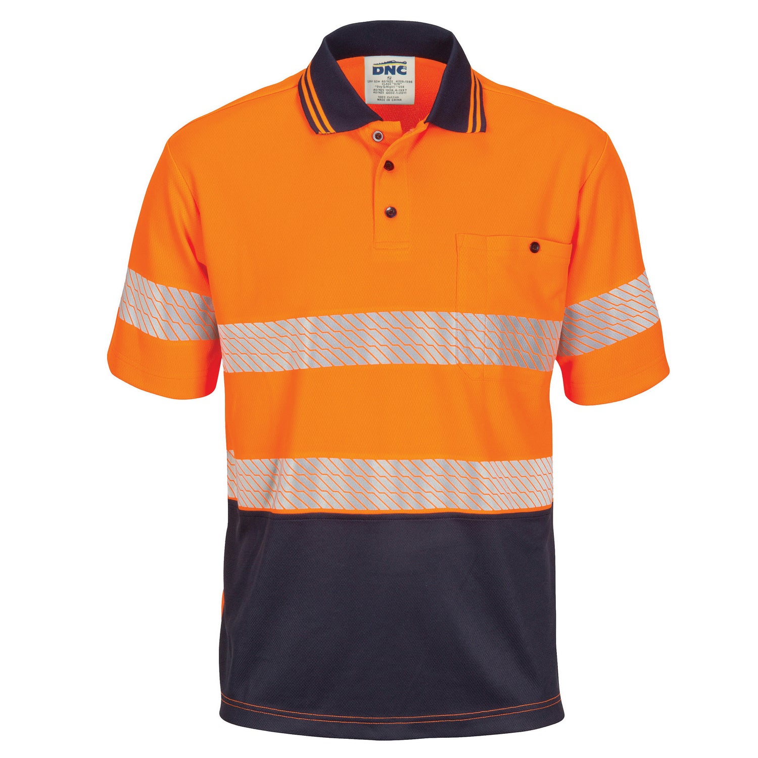 DNC HIVIS Segment Taped Mircomesh Polo - Short Sleeve
Product Code: 3511