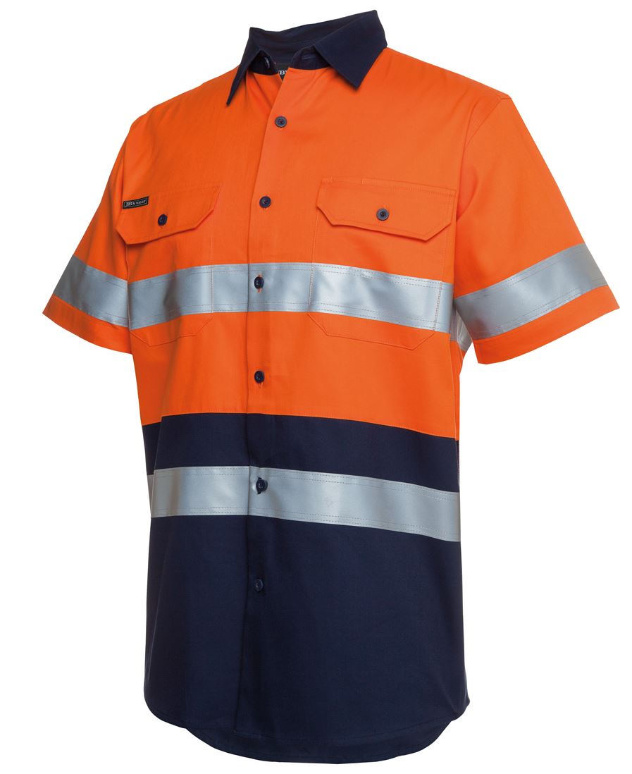 JB'S HI VIS S/S (D+N) 190G WORK SHIRT
6HSS
