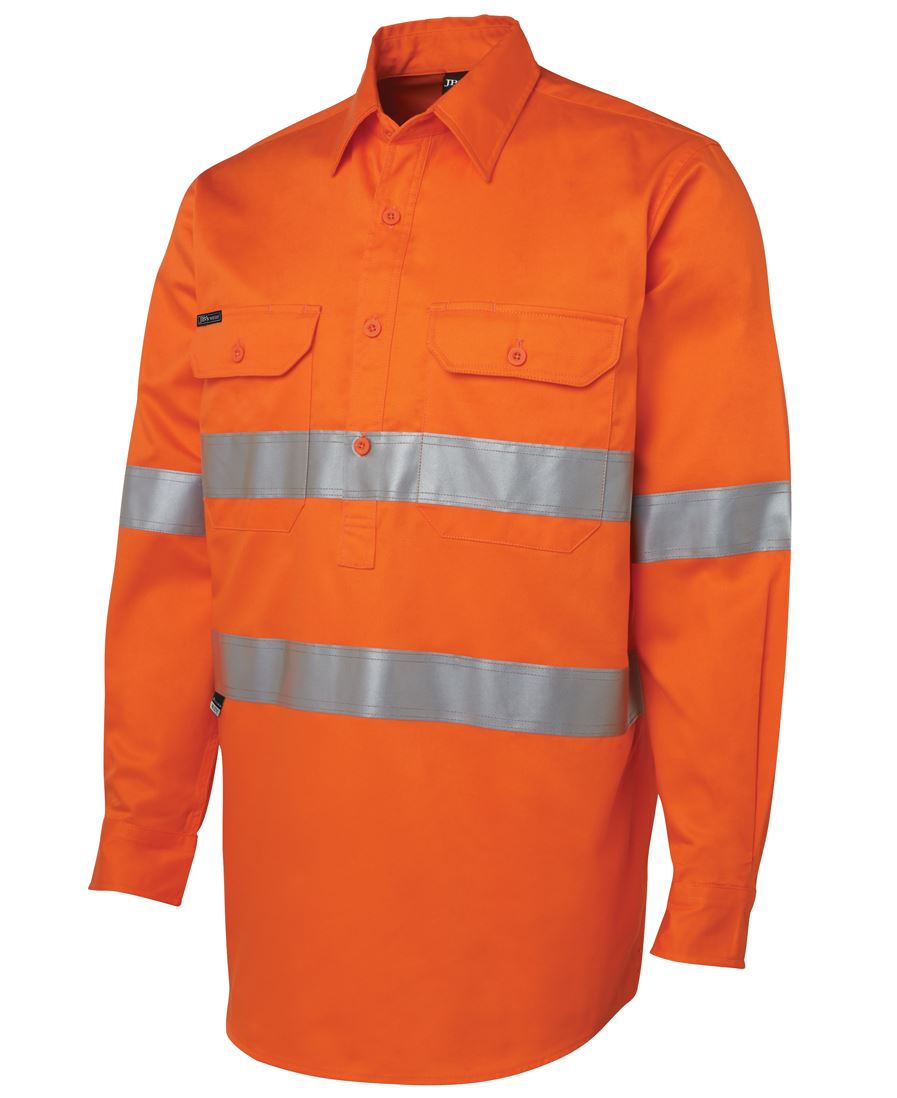 JB'S HI VIS (D+N) CLOSE FRONT L/S 190G WORK SHIRT
6HWCF
