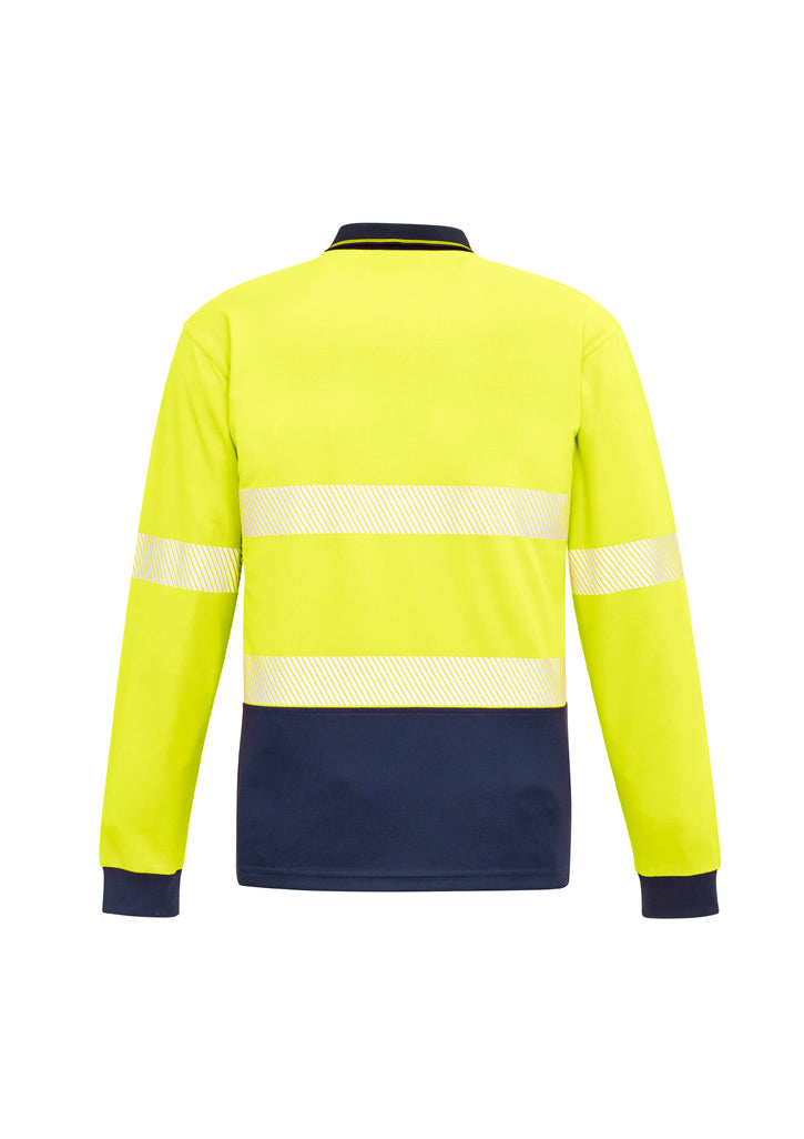 GCZH530 Unisex Hi Vis Segmented Tape Long Sleeve Polo