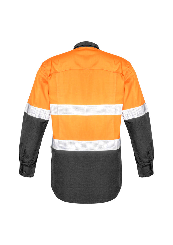 GCW129 Mens Rugged Cooling Hi Vis Taped Long Sleeve Shirt