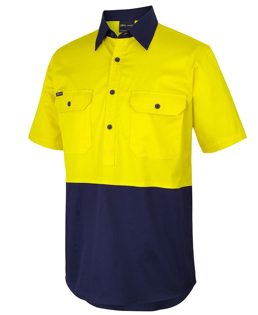 JB'S HI VIS CLOSE FRONT S/S 150G WORK SHIRT
6HVCW