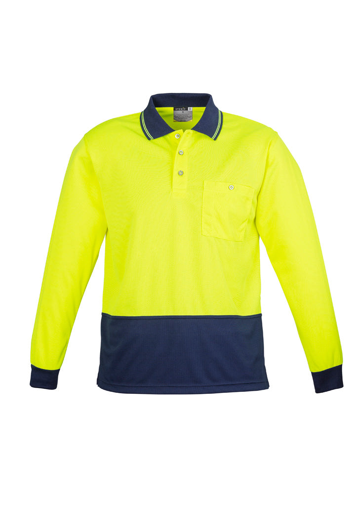GCZH232 Unisex Hi Vis Basic Long Sleeve Polo
