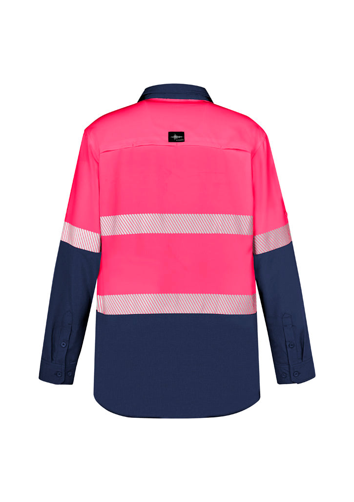 GCZW470 Mens Hi Vis Outdoor Segmented Tape Long Sleeve Shirt