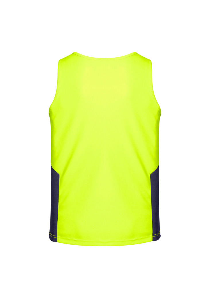 GCZH239 Mens Hi Vis Squad Singlet