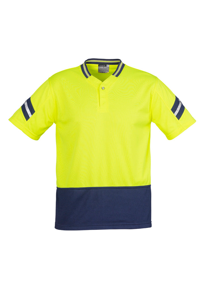 GCZH245 Mens Hi Vis Astro Short Sleeve Polo