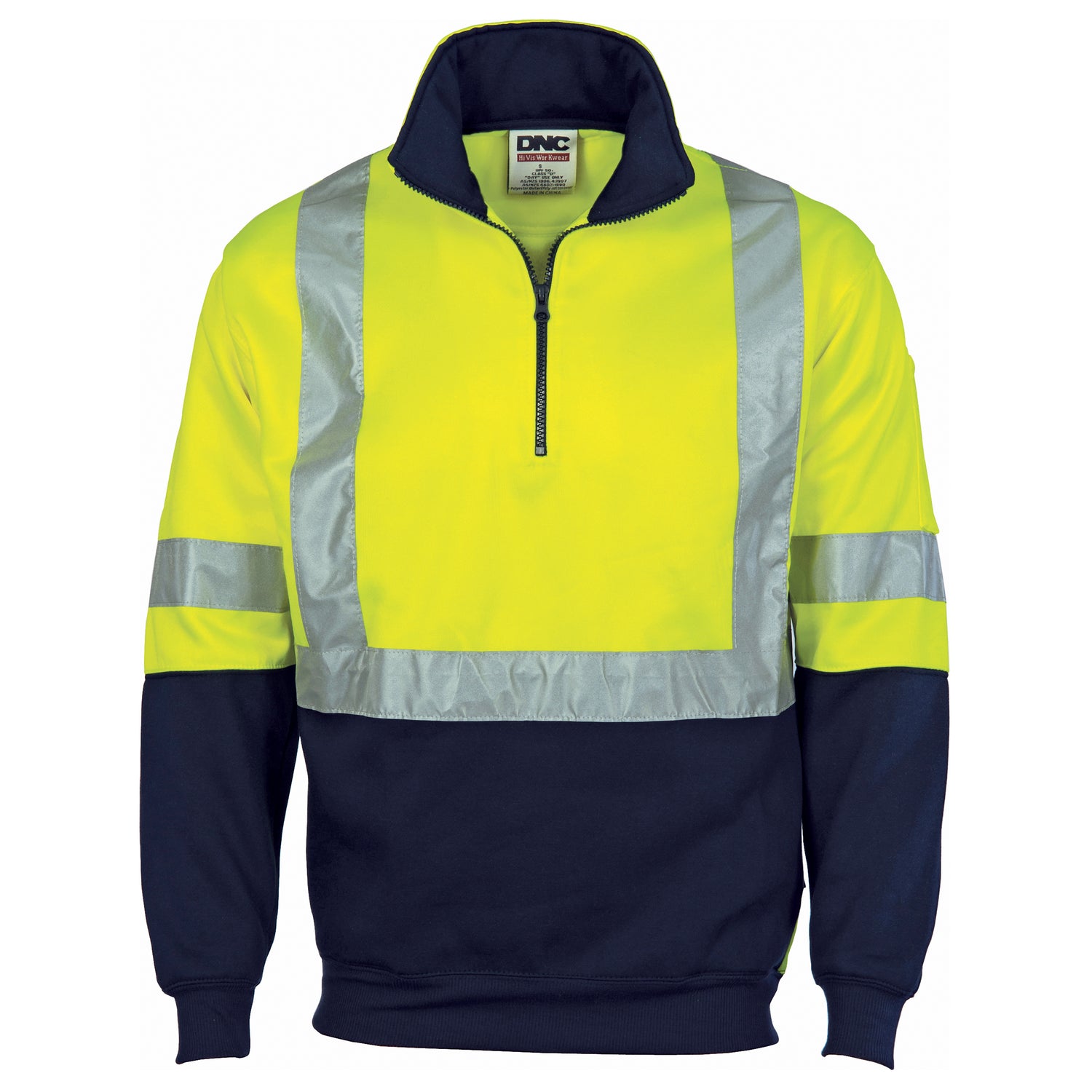 DNC HiVis Cross Back D/N Two Tone 1/2 Zip Fleecy
Product Code: 3929