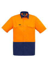 GCZW815 Mens Rugged Cooling Hi Vis Short Sleeve Shirt