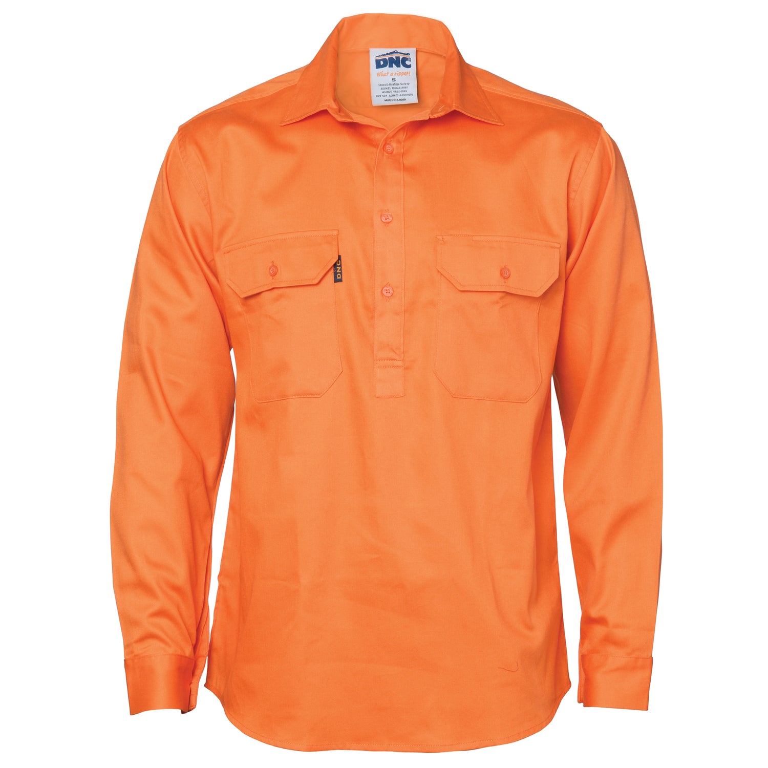 DNC Close Front Cotton Drill Shirt - Long Sleeve
Product Code: 3204