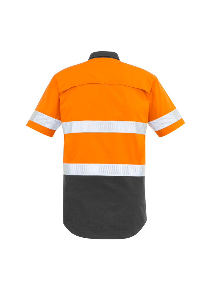 GCZW835 Mens Rugged Cooling Hi Vis Taped Short Sleeve Shirt