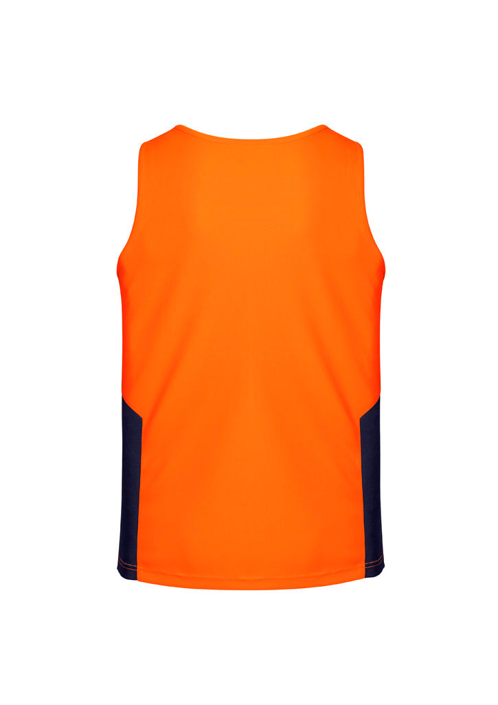 GCZH239 Mens Hi Vis Squad Singlet