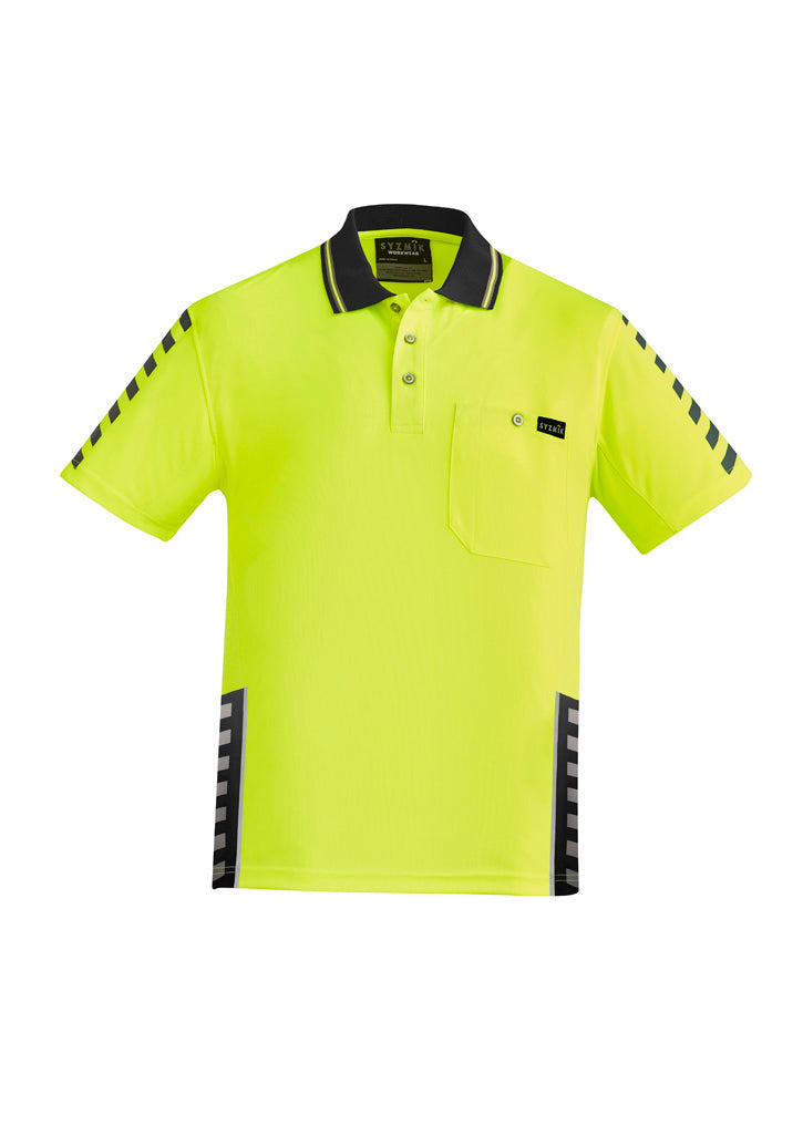 GCZH320 Mens Hi Vis Komodo Short Sleeve Polo
