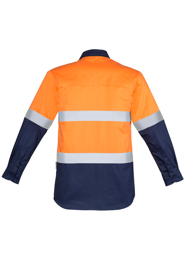 GCZW550 Mens Closed Front Long Sleeve Shirt - Hoop Taped