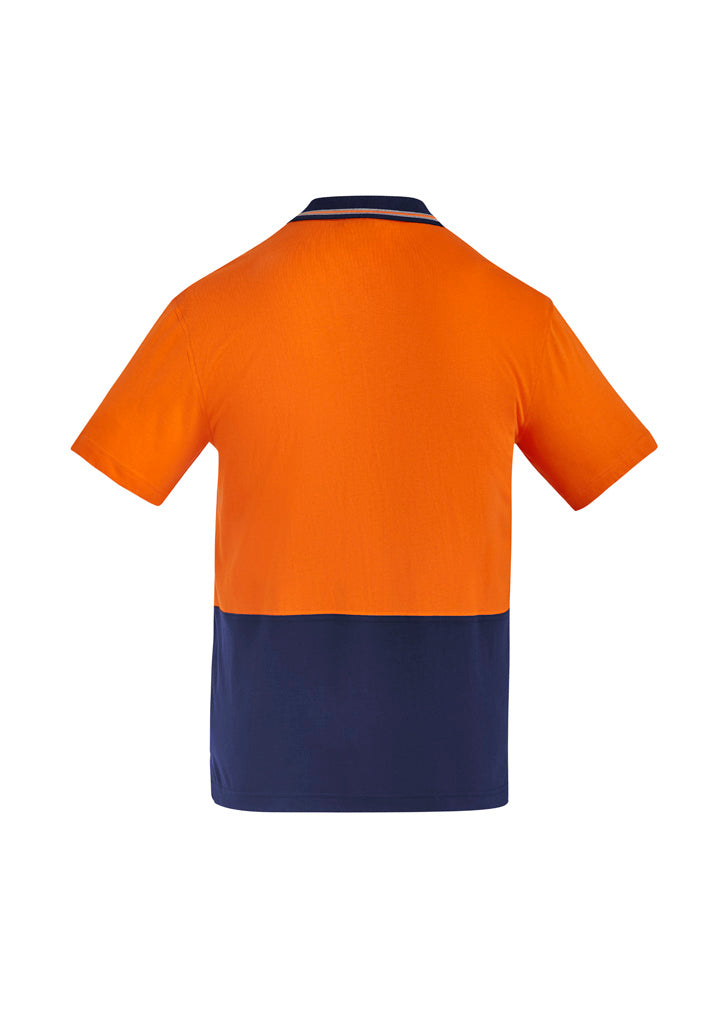 GCZH435 Mens Hi Vis Cotton Short Sleeve Polo
