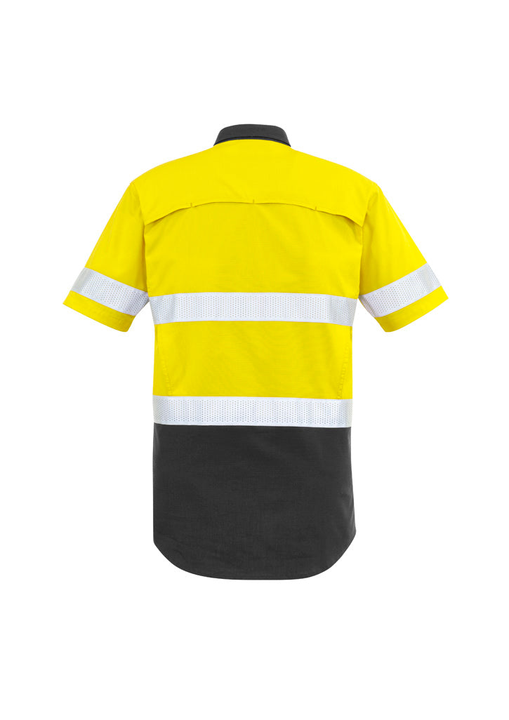 GCZW835 Mens Rugged Cooling Hi Vis Taped Short Sleeve Shirt