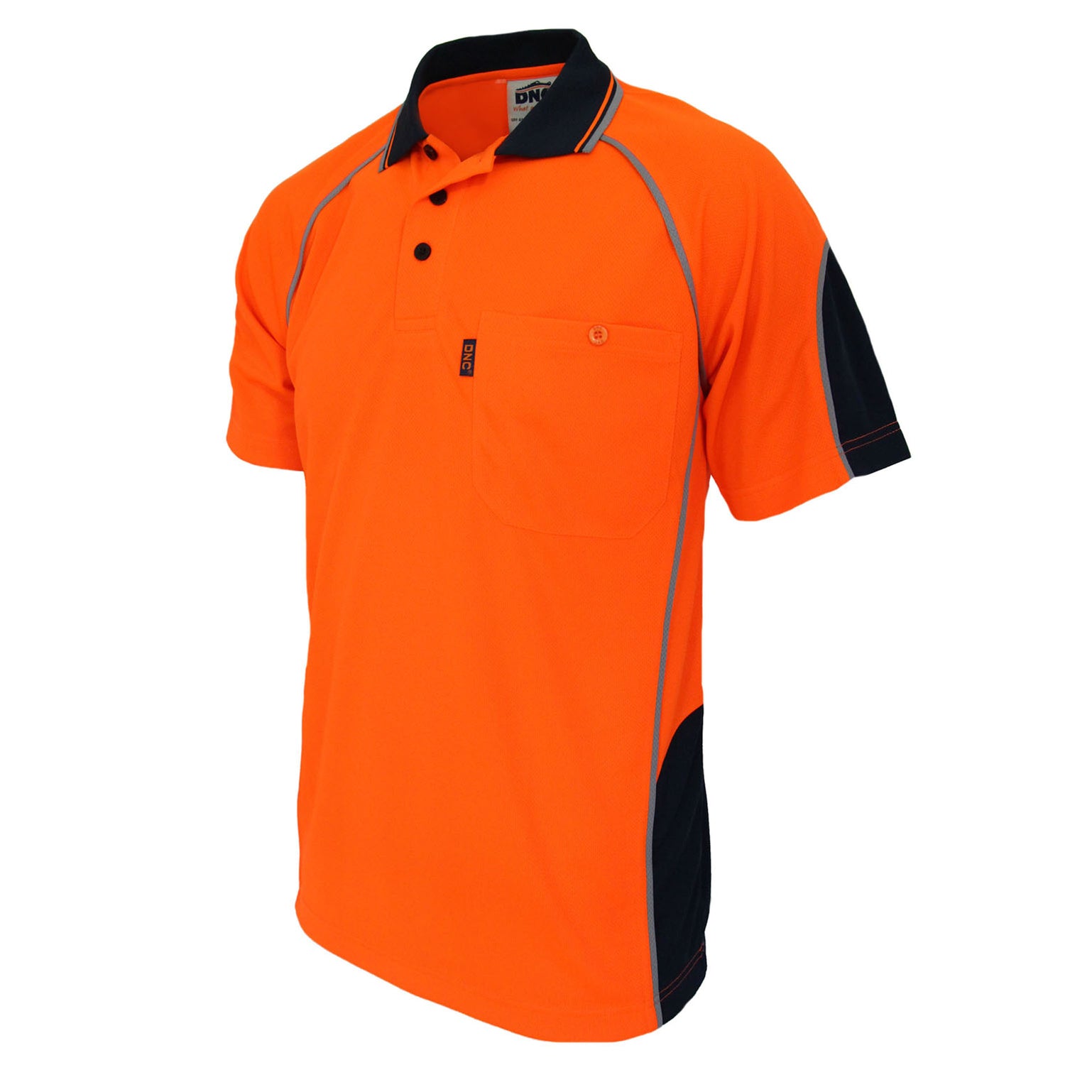 DNC Hi-Vis Semicircle-piping Polo
Product Code: 3569