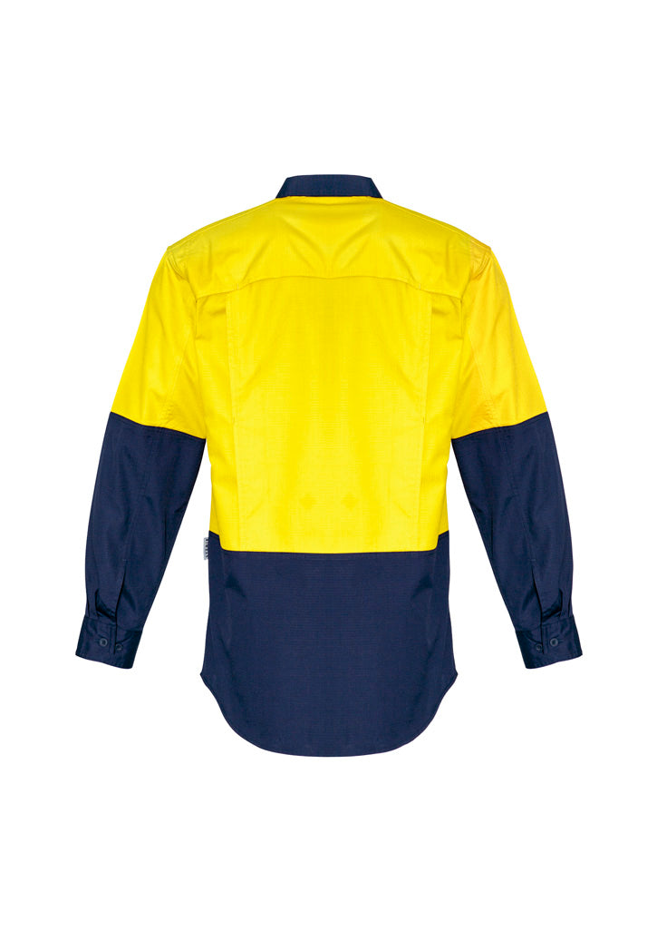 GCZW128 Mens Rugged Cooling Hi Vis Long Sleeve Shirt