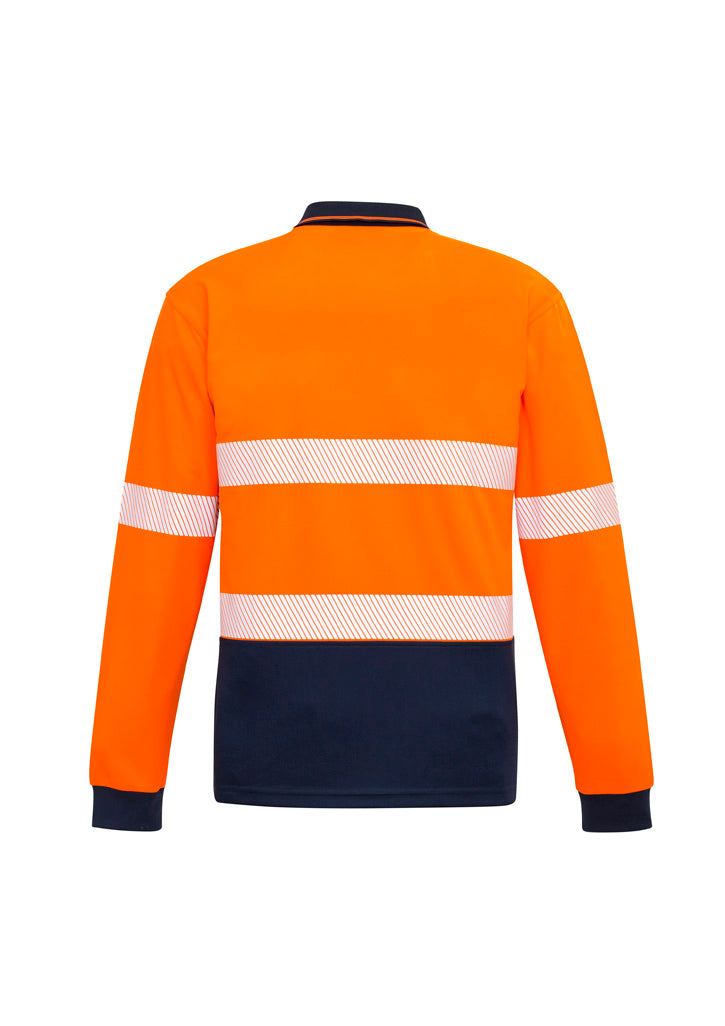 GCZH530 Unisex Hi Vis Segmented Tape Long Sleeve Polo