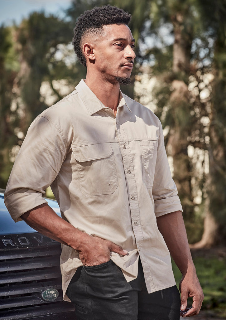 GCZW121 Mens Lightweight Tradie Long Sleeve Shirt