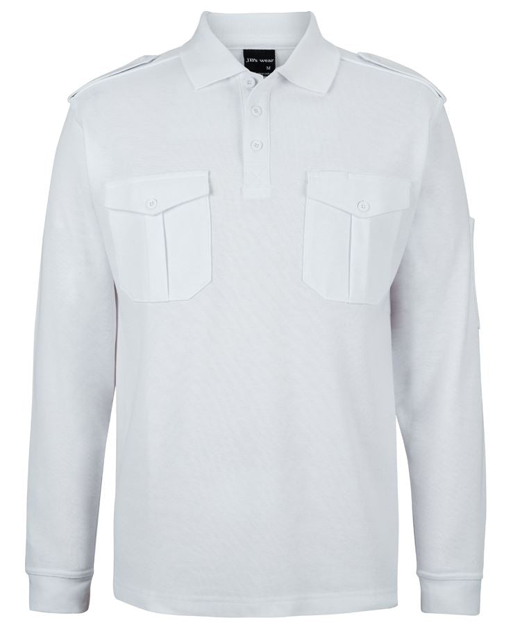 JB'S L/S 250 EPAULETTE POLO
210EL