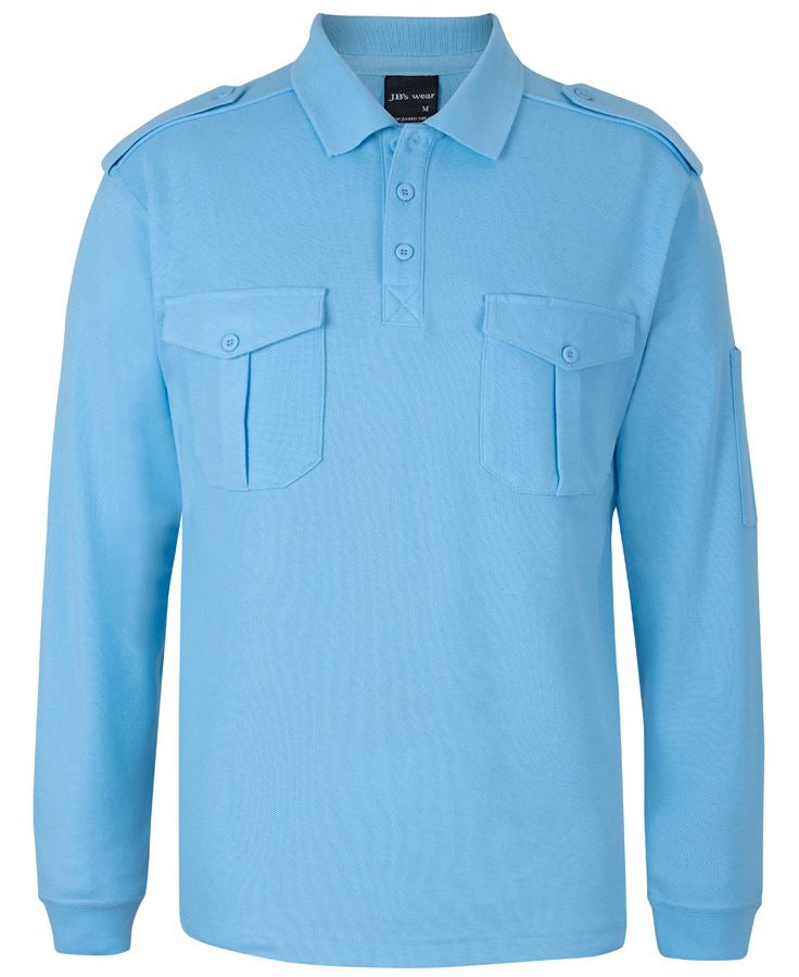 JB'S L/S 250 EPAULETTE POLO
210EL