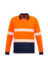 GCZH530 Unisex Hi Vis Segmented Tape Long Sleeve Polo