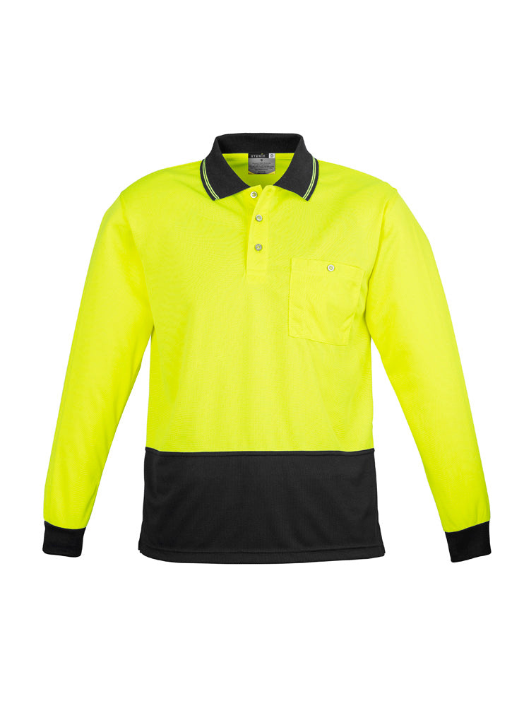 GCZH232 Unisex Hi Vis Basic Long Sleeve Polo