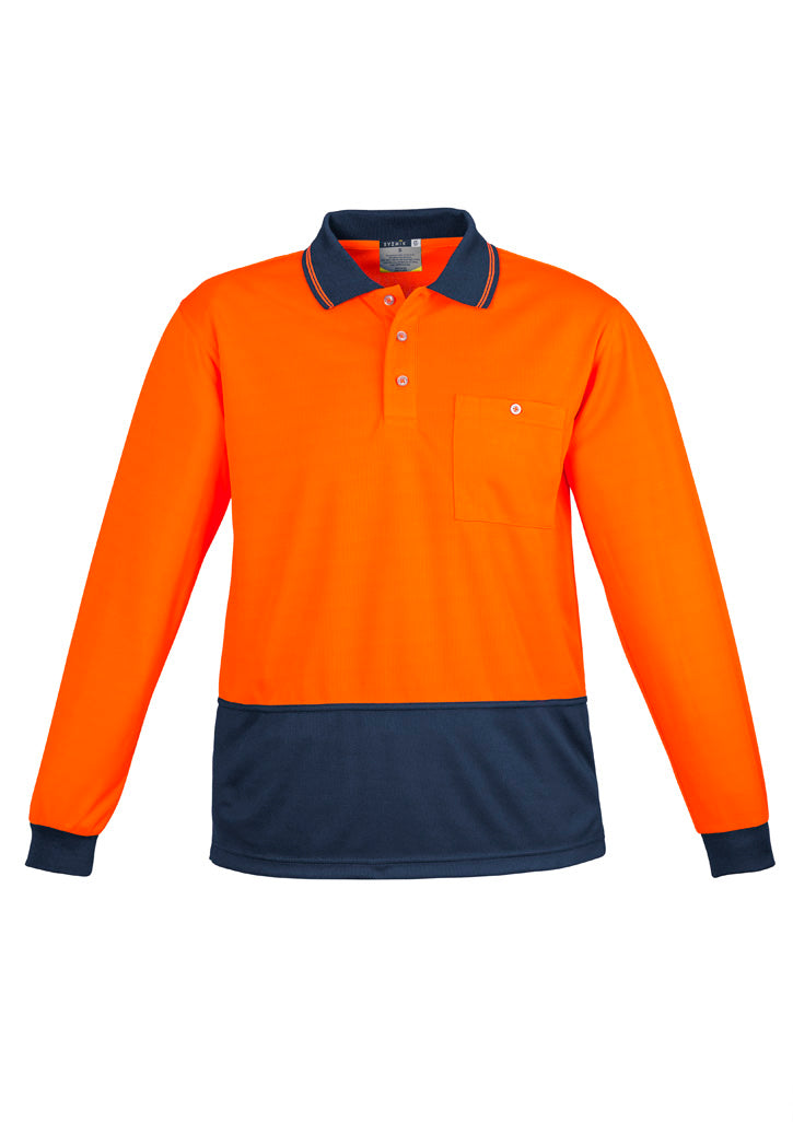 GCZH232 Unisex Hi Vis Basic Long Sleeve Polo