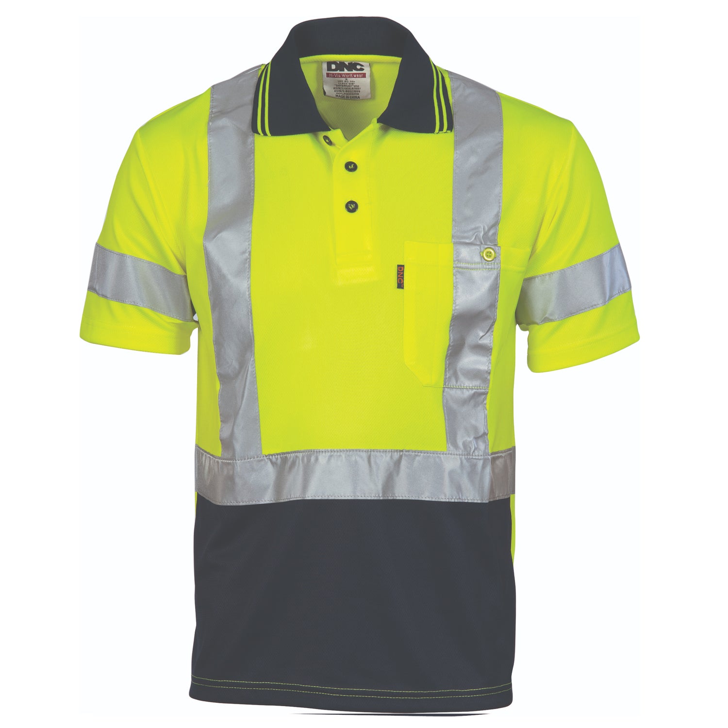 DNC Hivis D/N Cool Breathe Polo Shirt With Cross Back R/Tape - Short Sleeve
Product Code: 3912