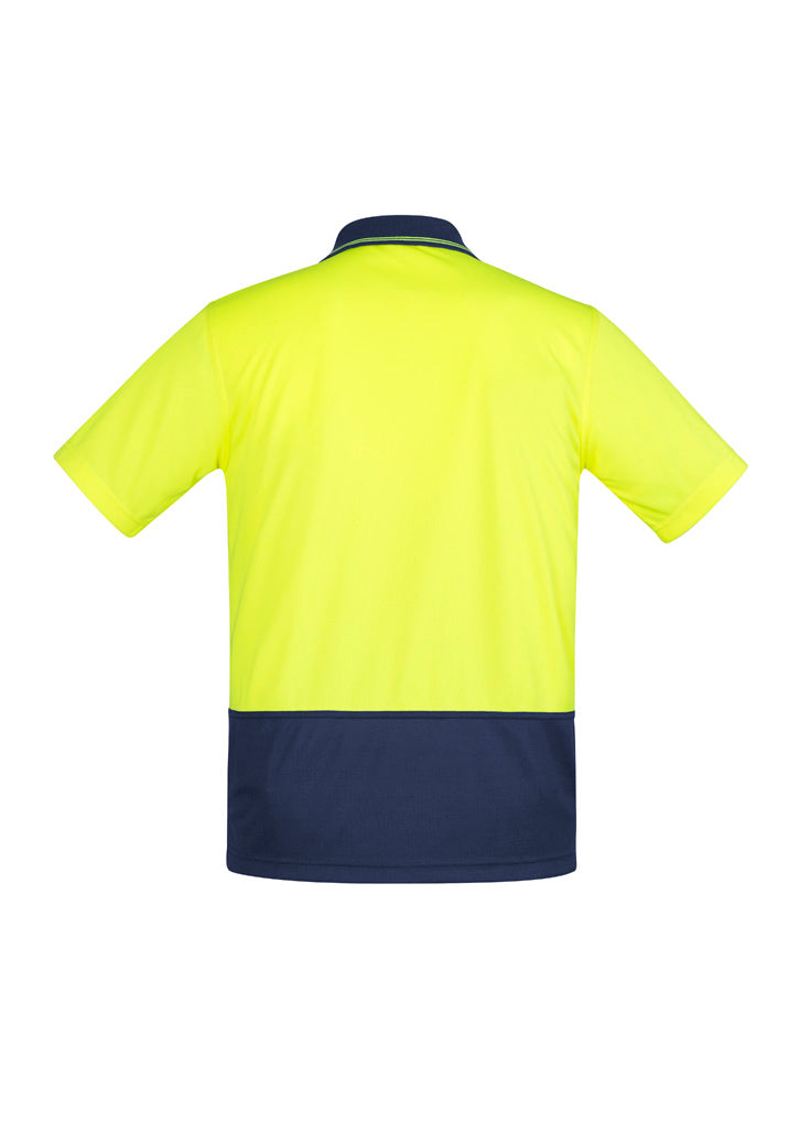 GCZH415 Mens Hi Vis Comfort Back Short Sleeve Polo