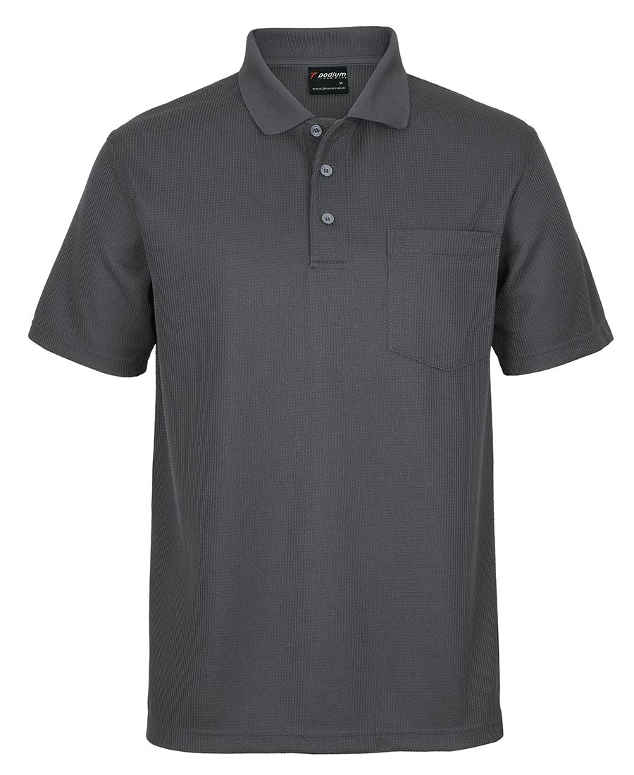 PODIUM WAFFLE POCKET POLO
7WPP