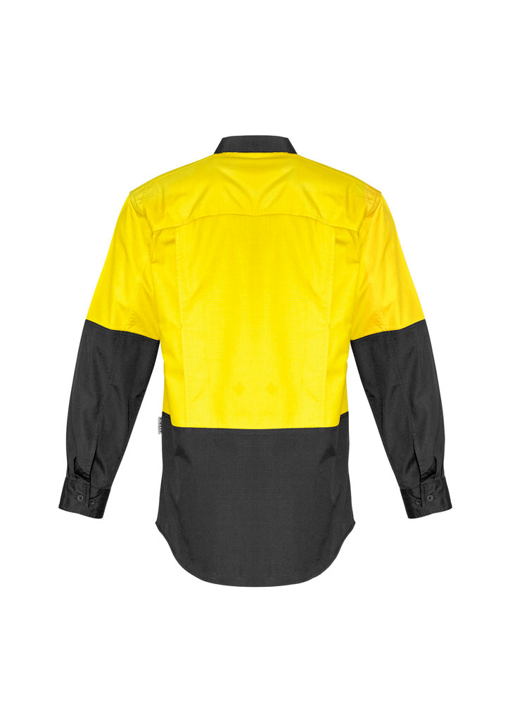 GCZW128 Mens Rugged Cooling Hi Vis Long Sleeve Shirt