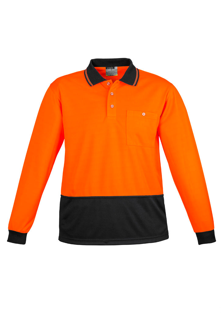 GCZH232 Unisex Hi Vis Basic Long Sleeve Polo