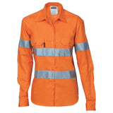 DNC Ladies HiVis Cool-Breeze Cott on Sh irt with 3M R/Tape - Long sleeve
Product Code: 3785