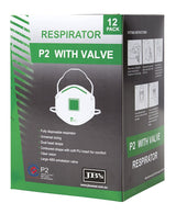JB'S P2 RESPIRATOR WITH VALVE (12 PACK)
8C150