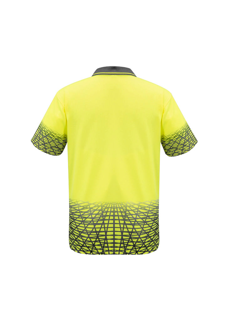 GCZH300 Mens Hi Vis Tracks Short Sleeve Polo