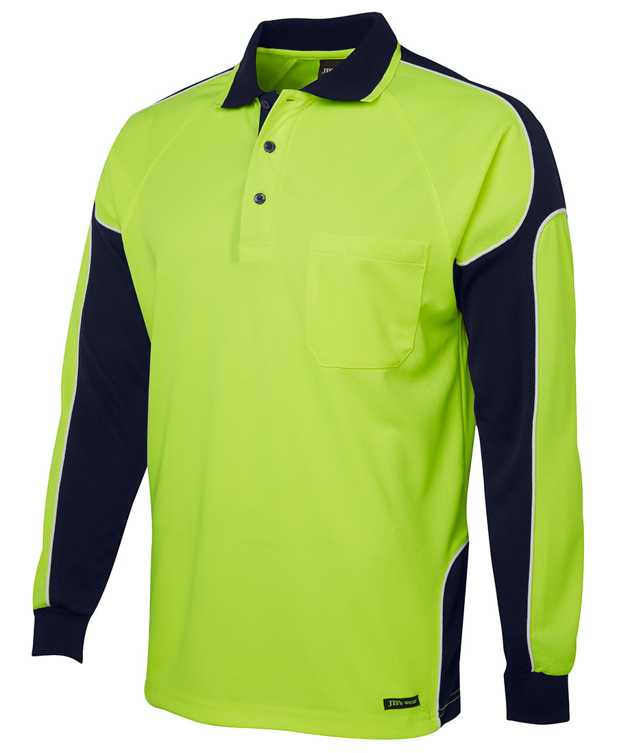 JB'S HI VIS L/S ARM PANEL POLO
6AP4L