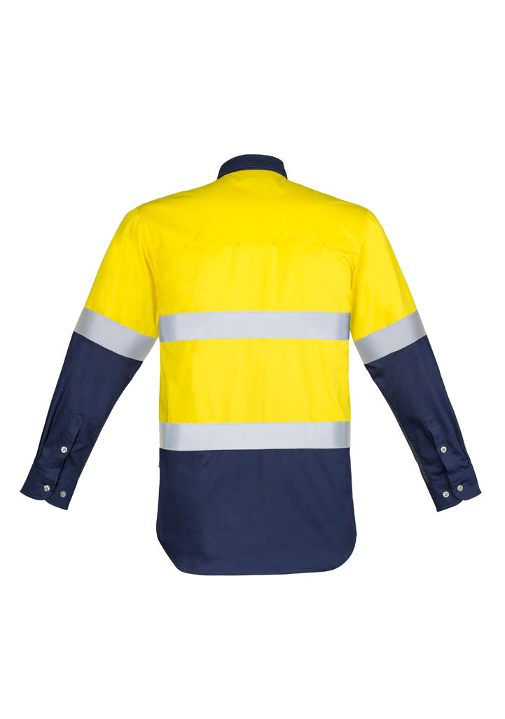 GCZW123 Mens Industrial Long Sleeve Shirt - Hoop Taped