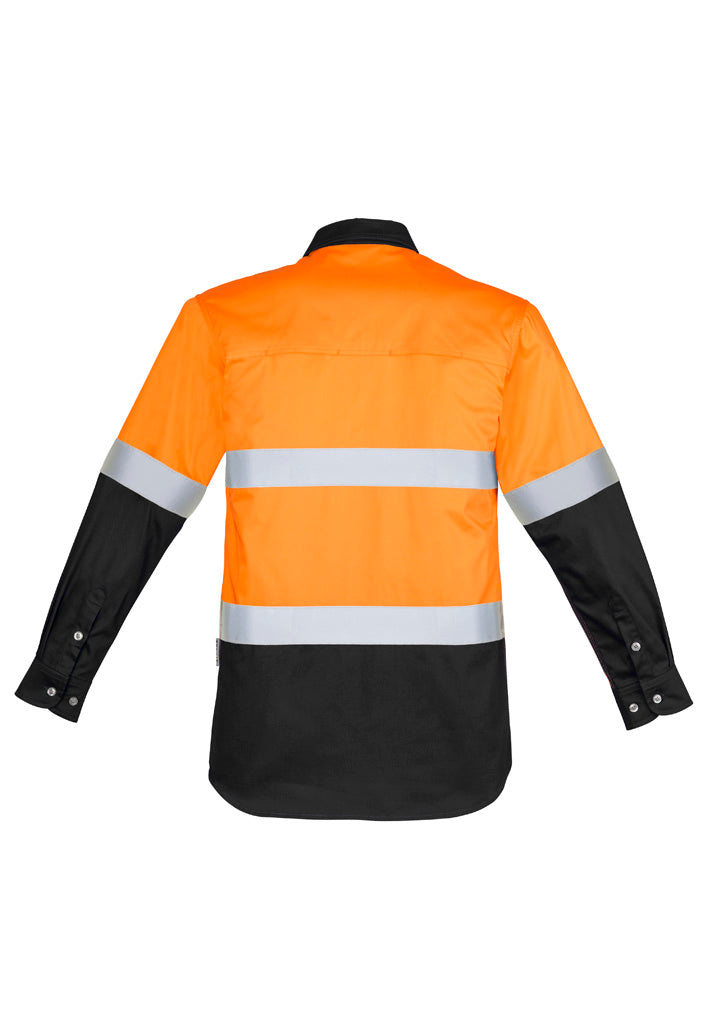 GCZW123 Mens Industrial Long Sleeve Shirt - Hoop Taped