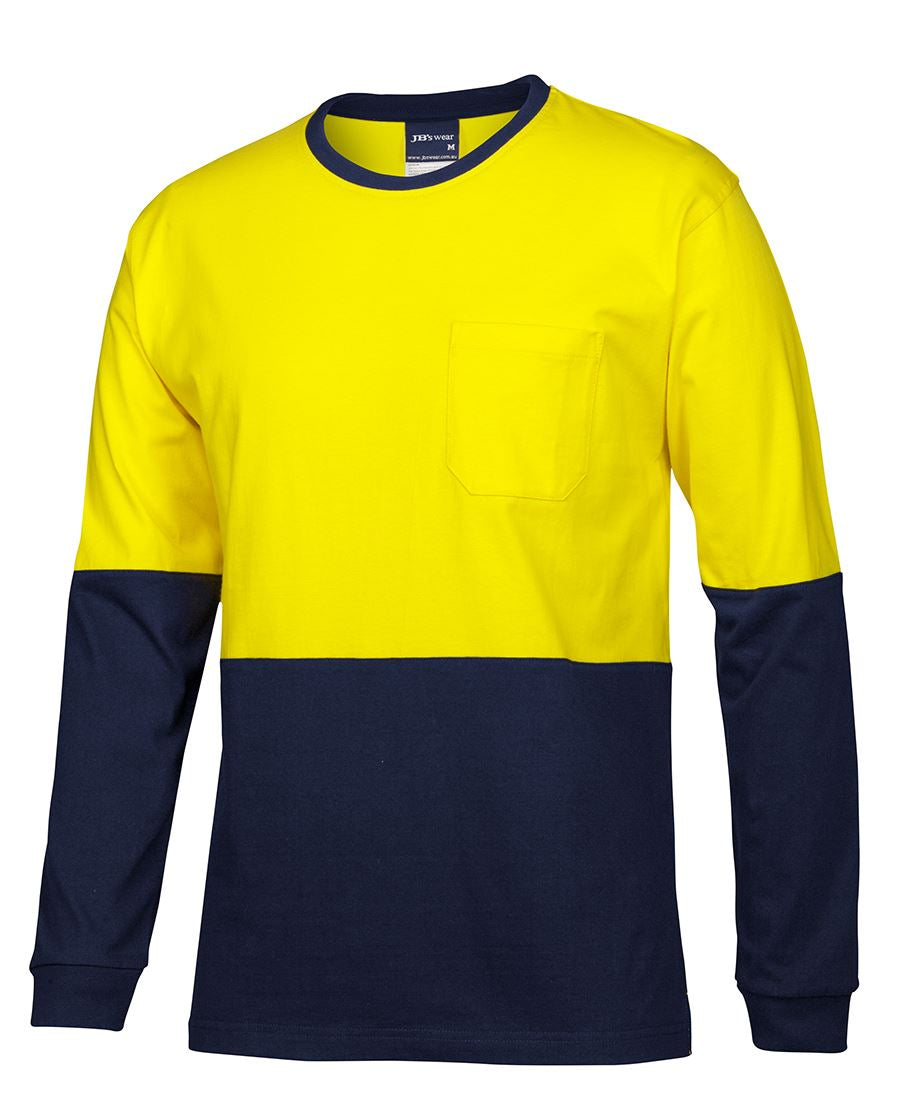 JB'S HI VIS L/S CREW NECK COTTON T-SHIRT
6HVTN