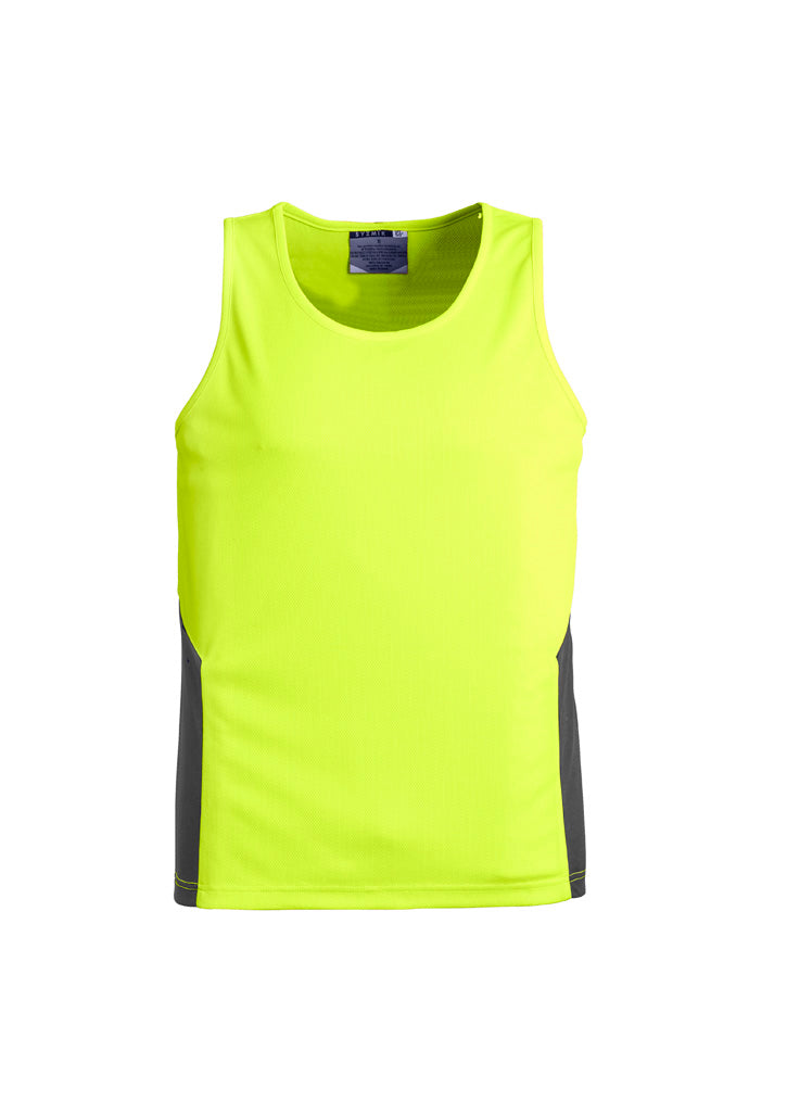 GCZH239 Mens Hi Vis Squad Singlet