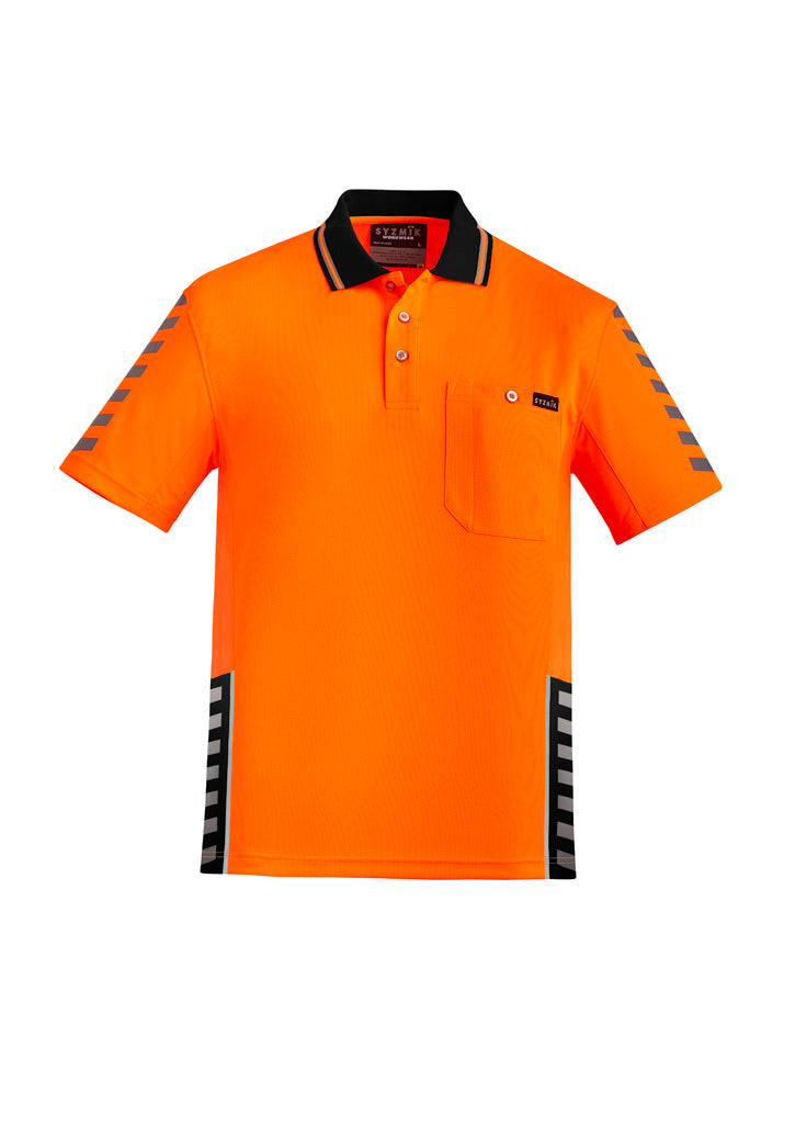 GCZH320 Mens Hi Vis Komodo Short Sleeve Polo